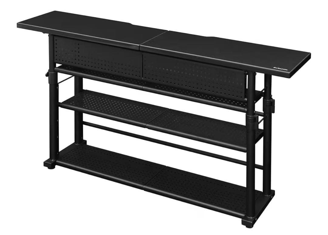 Bauhutte エクステンションデスク 120cm ブラック 黒 Bauhutte エクステンションデスク｜作業スペース拡張！【レビュー】